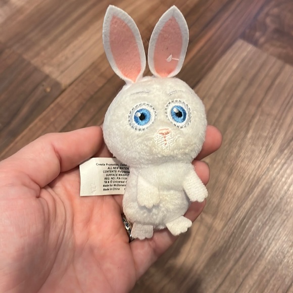 McDonald's | Toys | The Secret Life Of Pets Snowball Plush Rabbit Bunny ...